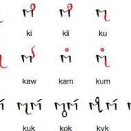 Ahom Vowel Diacritics Ahom Vowel Diacritics