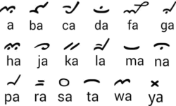 Aksara Bima Script Aksara Bima Script