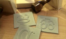 Chakma alphabet stamps Chakma alphabet stamps