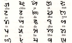 Chart of Printed Khojki Chart of Printed Khojki