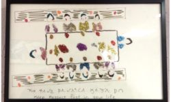 Children's Painting Displayed in Osage Language Department Osage Children's Painting