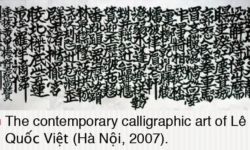 Chu-Nom Contemporary Calligraphy, Le Quoc Viet (Ha Noi, 2007) Chu-Nom Contemporary Calligraphy