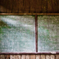 Eskayan Script on Blackboard Eskayan Script on Blackboard