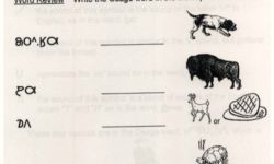 Example Text from Beginning Workbook in Osage Osage Workbook