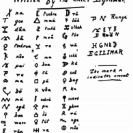 Examples of Caroline Island Script (Woleai) Examples of Caroline Island Script
