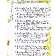 Handwritten Medefaidrin Writing Handwritten Medefaidrin Writing