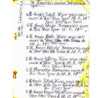 Handwritten Medefaidrin Writing Handwritten Medefaidrin Writing