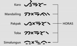 Horas in Batak. Typography by Aditya Bayu Perdana Horas in Batak