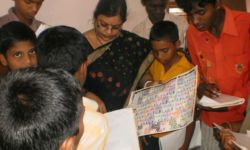 Professor Prasanna Sree with Kupia Script Kupia