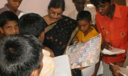 Professor Prasanna Sree with Kupia Script Kupia