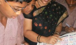 Professor Prasanna Sree with Kupia Script Kupia Script