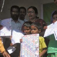 Professor Prasanna Sree with Kupia Script Kupia