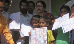 Professor Prasanna Sree with Kupia Script Kupia