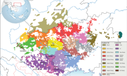 Map of Zhuang Variations Map of Zhuang Variations