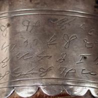 Pendant Inscribed with Vai Script Pendant Inscribed with Vai Script