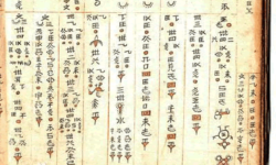 Sample Text in Shuishu Script Sample Text in Shuishu Script