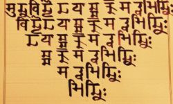 Shiva Sutra in Sharda Shiva Sutra in Sharda