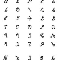 Wancho Alphabet Chart Wancho Alphabet Chart