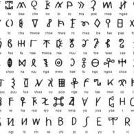 Woleai Script Woleai Script