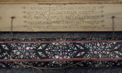 Kammavācā text in Tham script from Chiang Mai with black and red lacquered covers and mother-of-pearl inlay, 19th century. British Library Or.16077. Bequest from Doris Duke’s Southeast Asian Art Collection Kammavācā text in Tham script
