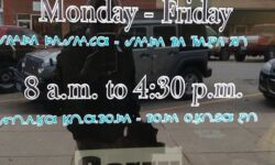 Osage Signage, Monday - Friday, 8am to 4:30pm Osage Signage