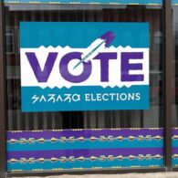 Osage Vote Sign Osage Vote Sign