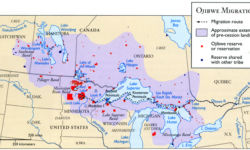Ojibwe Migration Map Ojibwe Migration Map