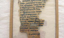 Page from a parchment codex, containing the "Attiri Book of Michael." Photo by
Vincent W.J. van Gerven Oei. Page from a parchment codex