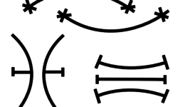 Three Nsibidi letters from Eastern Nigeria (from Wikimedia) Three Nsibidi letters from Eastern Nigeria